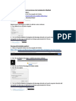 Instrucciones de Instalación Matlab