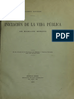 Levene, Iniciación A La Vida Pública de Mariano Moreno