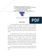 Informe Servicio Comunitario Fase I