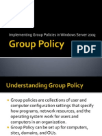 Chapter 6: Implementing Group Policy (Presentation)