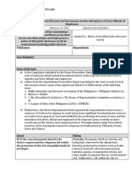 Production of Court Records and Documents and The Attendance of Court Officials & Employees