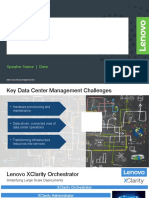 Lenovo XClarity Orchestrator Customer Deck