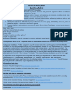 NUR4108 Policy Brief Guideline/Rubric: Course Objectives, Program Outcomes, and AACN Essentials