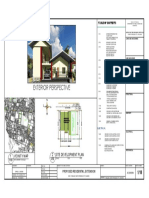 Exterior Perspective: Vicinity Map 1 Site Development Plan 2