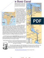 The Suez Canal, Aswan Dam, Nile River Articles