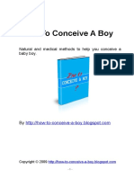 How To Concieve A Boy