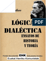 Logica Dialectica-Ensayos de Historia y Teoria-K PDF