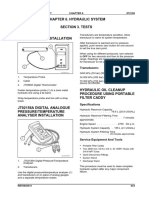 Chapter 6. Hydraulic System Section 3. Tests JT05800 DIGITAL Thermometer Installation