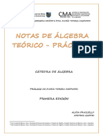 Fraquelli Gache - Notas Algebra Teorico Practicas