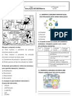 Avaliação GEO 3º A - 4ºP