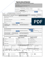 Formulario Matricula Persona Natural o Juridica