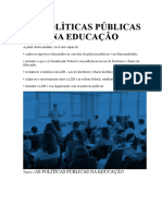 As Políticas Públicas Na Educação