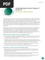 Understanding The Sector Impact of COVID-19: Banking & Capital Markets