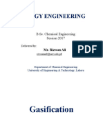 Energy Engineering: B.Sc. Chemical Engineering Session 2017