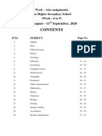 HSS Week-Wise Plan 17thAug-11thSept, 2020