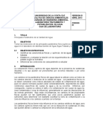 Guia 1 Principales Parámetros de La Calidad Del Agua