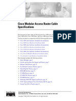 Cisco Modular Access Router Cable Specifications: Cisco 2600 Series Hardware Installation Guide