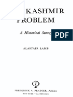 The Kashmir Problem A Historical Survey - Alastair S Lamb PDF