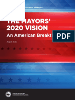 The Mayors' 2020 VISION: An American Breakthrough