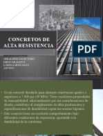 Concretos de Alta Resistencia