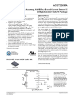 ACS722KMA: High Accuracy, Hall-Effect-Based Current Sensor IC in High Isolation SOIC16 Package