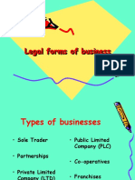 Legal Forms of Business Legal Forms of Business