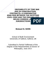 The Enforceability of Time Bar Clauses I PDF