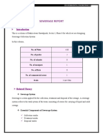 Sewerage Report: No. of Plots No. of Parks No. of Schools No. of Mosques No. of Flats No. of Commercial Areas Scale