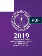 2019 Rules On Evidence PDF