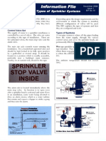 Types of Sprinkler Systems PDF