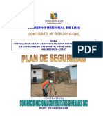 Plan de Seguridad de Obra de Saneamiento