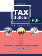 Bulletin: The Institute of Cost Accountants of India