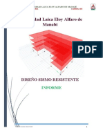 Diseno Sismo Resistente Informe