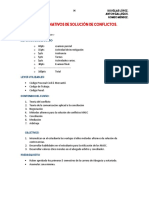 Métodos Alternativos de Solución de Conflictos