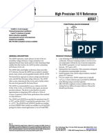 High Precision 10 V Reference AD587: Features Functional Block Diagram