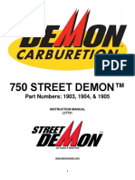 750 Street Demon™: Part Numbers: 1903, 1904, & 1905