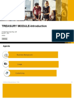 TREASURY MODULE-Introduction: Trinadha Raju Rudra Raju, SAP May 28, 2018