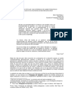 Educacion Popular y Saber Pedagógico PDF