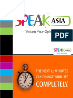 Speak Asia Presentation - 1