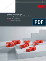 Setting Standards For Two-Stage Helical-Bevel Gear Units:: Size K..19, K..29 and Sizes K..39, K..49