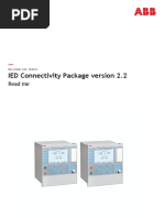 IED Connectivity Package Version 2.2: Read Me