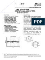 OPA333 OPA2333: Features Description