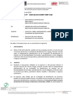 Informe Técnico D000182-2019-MIMP-DIBP-CAB - Autonomia de La Beneficencia Respecto de La Municipalidad