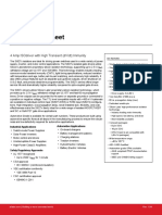 Si827X Data Sheet: 4 Amp Isodriver With High Transient (DV/DT) Immunity