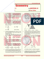 Level - 2 & 3 Questions: 25 Exercise - 11 Time: 25 Min.: PQ R PQ + PQ R 4 +