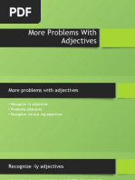 More Problems With Adjectives