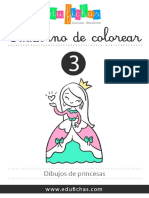 003col Dibujos Colorear Princesas PDF