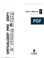 User S Manual: Version 1.0 August 2000