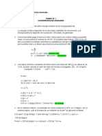 Tarea N 1. Conversión de Unidades