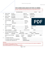 Application Form For Joining Bangladesh Air Force As Airmen: Logo Logo